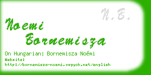 noemi bornemisza business card